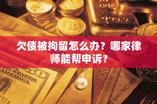 济南欠债被拘留怎么办？哪家律师能帮申诉？